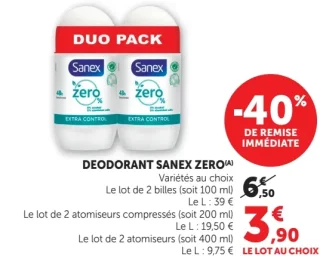 Déodorant Sanex Zero