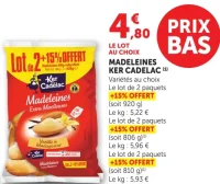 Madeleines Ker Cadélac