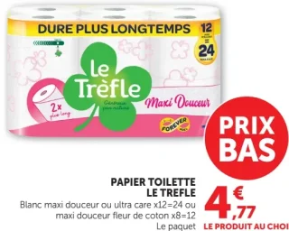 Papier Toilette Le Trèfle