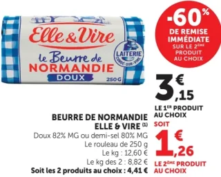 Beurre de Normandie Elle & Vire