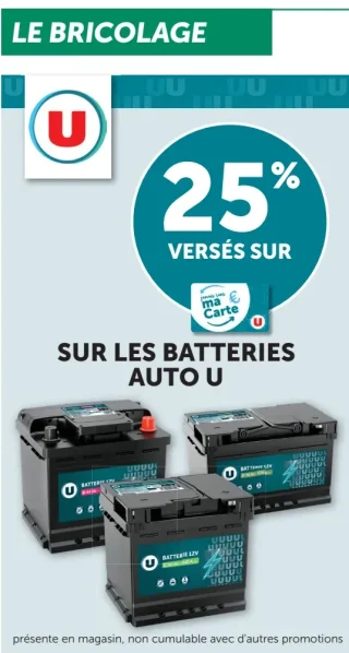 Batteries auto U