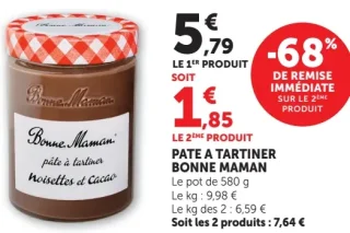 Pate a tartiner Bonne Maman