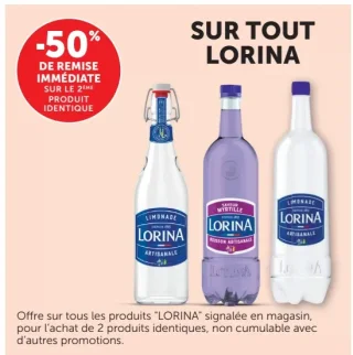 Limonades et boissons Lorina