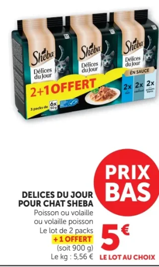 Délices du jour pour chat Sheba