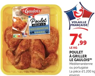 Poulet à griller Le Gaulois