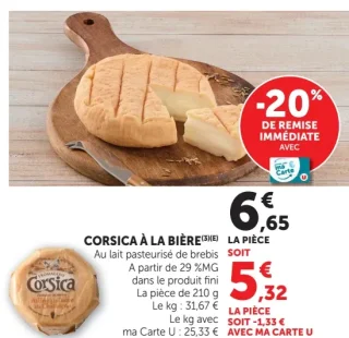 Fromage Corsica à la bière
