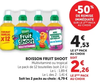Boisson Fruit Shoot Multivitaminé
