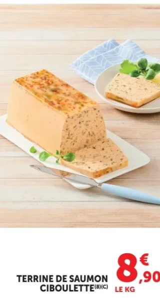 TERRINE DE SAUMON CIBOULETTE