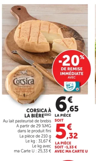Corsica à la Bière Fromagerie Corsica
