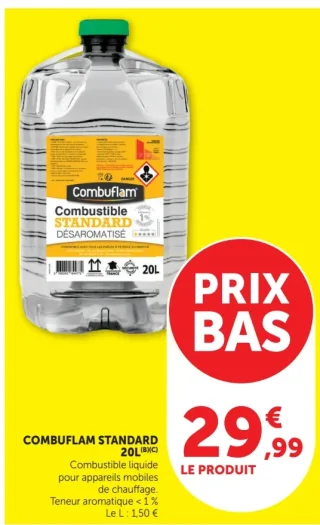 Combustible Liquide Standard COMBUFLAM 20L