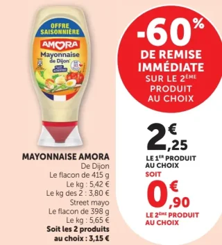Mayonnaise Amora de Dijon