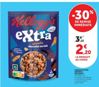 Céréales Extra Granola Kellogg's