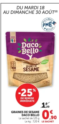 Graines de sésame Daco Bello