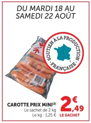 Carotte Prix Mini