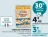 Promo Céréales fourrées U goût chocolat au lait ou chocolat noisettes