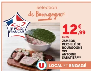JAMBON PERSILLÉ DE BOURGOGNE VPF ANTOINE SABATIER