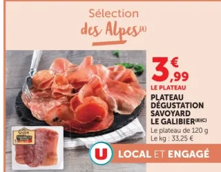 PLATEAU DÉGUSTATION SAVOYARD LE GALIBIER