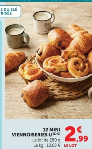 12 MINI VIENNOISERIES U