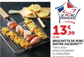 Brochette de Porc Maitre Jacques