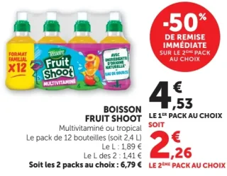 Boisson Fruit Shoot Teisseire