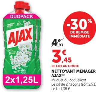 Nettoyant Ménager Ajax
