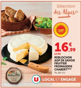 Reblochon AOP de Savoie fruitier Fromagerie Chabert