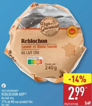 Reblochon AOP Pays Gourmand