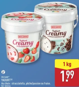 Yaourt Creamy Milsani