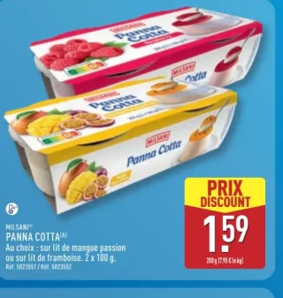 Panna cotta Milsani
