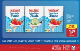 Crème légère fluide Milsani