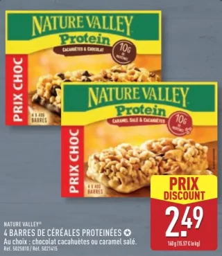 Nature Valley 4 barres de céréales proteinées