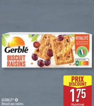 Gerblé Biscuit aux raisins