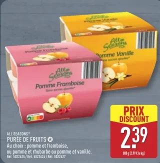 All Seasons Purée de fruits