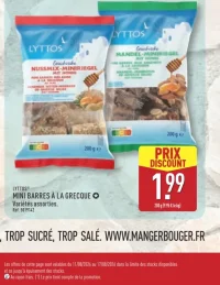 Mini barres à la grecque Lyttos