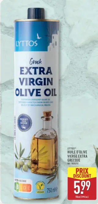 Huile d'olive vierge extra grecque Lyttos