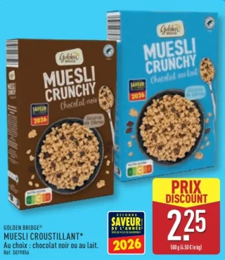 Golden Bridge Muesli Croustillant