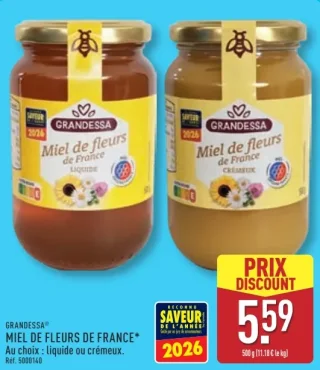 Grandessa Miel de fleurs de France