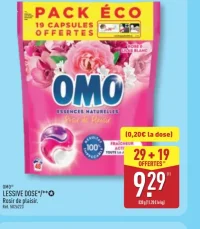 Lessive capsules Rosir de plaisir Omo