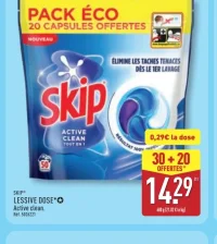 Lessive capsules Active clean Skip