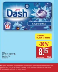 Lessive capsules Envolée d'air Dash