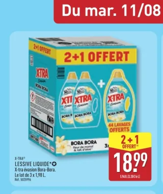 X-TRA Lessive liquide Evasion Bora-Bora