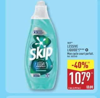 Skip Lessive liquide Mon cycle court parfait