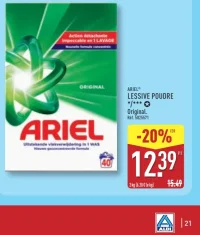 Ariel Lessive poudre Original