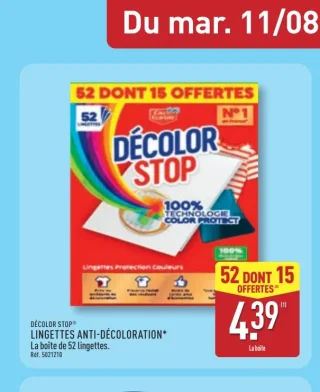 DÉCOLOR STOP® LINGETTES ANTI-DÉCOLORATION*