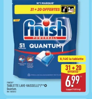 FINISH® Tablette lave-vaisselle Quantum