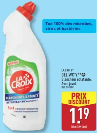 La Croix Gel WC Blancher éclatante