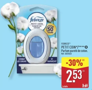 Febreze Petit Coin Parfum pureté de coton