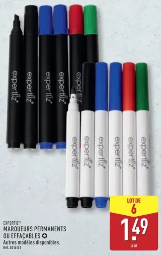 Expertiz Marqueurs permanents ou effaçables