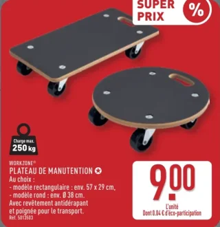 WORKZONE® PLATEAU DE MANUTENTION