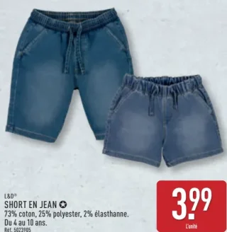 L&D SHORT EN JEAN